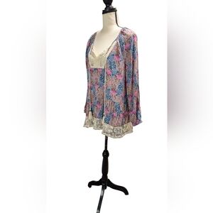 Matilda Jane Pink and Blue Floral Robe